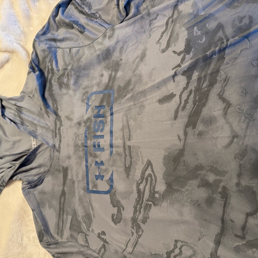 Under Armour Gray and Blue Men's Shirt